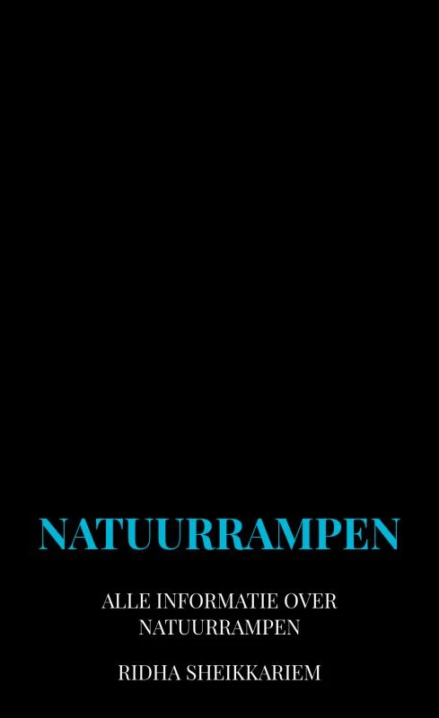 Natuurrampen – Ridha Sheikkariem – boek cover
