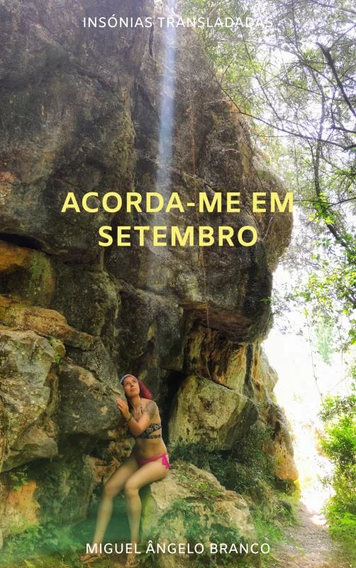 Acorda-me em Setembro – Miguel Ângelo Branco – boek cover