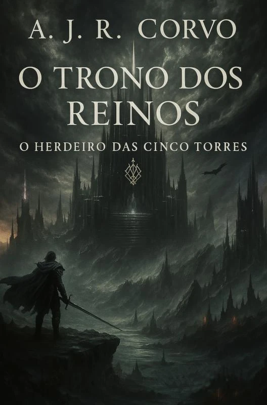 O TRONO DOS REINOS – A. J. R. Corvo – boek cover