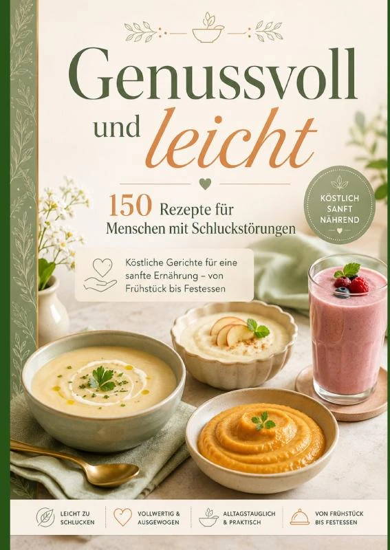 Genussvoll und leicht: 150 Rezepte für Menschen mit Schluckstörungen – Lisa Genussvoll und leicht – boek cover