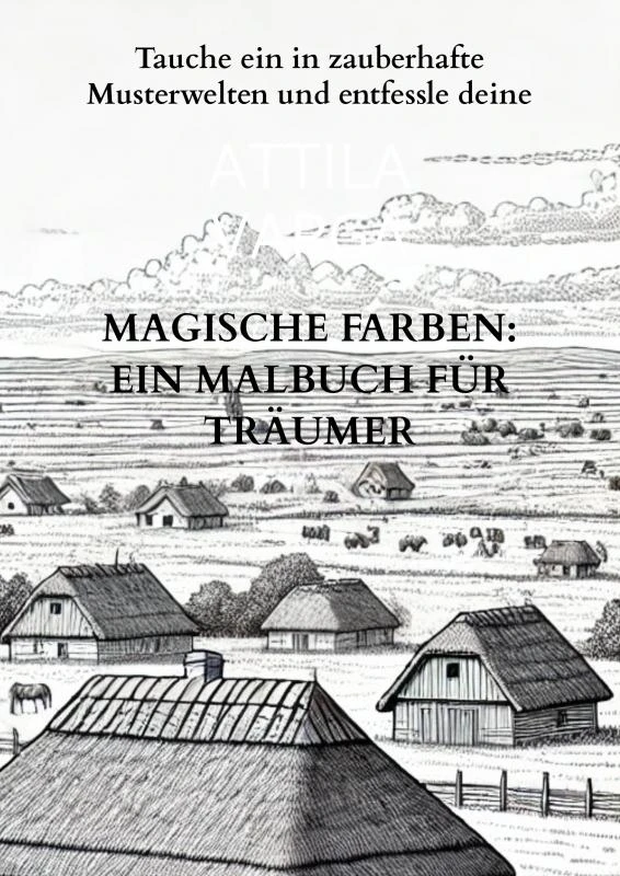Magische Farben: Ein Malbuch für Träumer – Attila Varga – boek cover