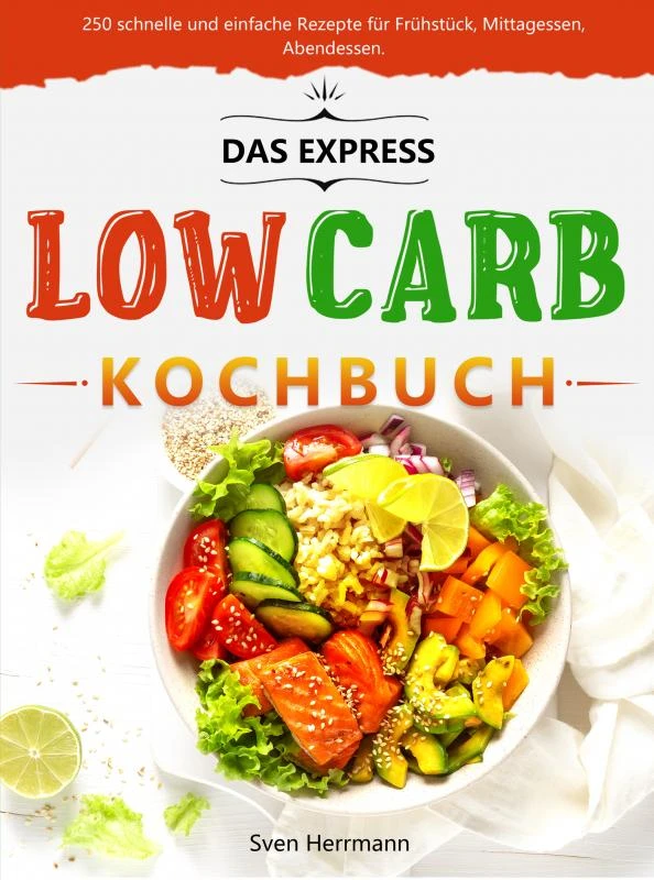 Das Express Low Carb Kochbuch – Sven Herrmann – boek cover