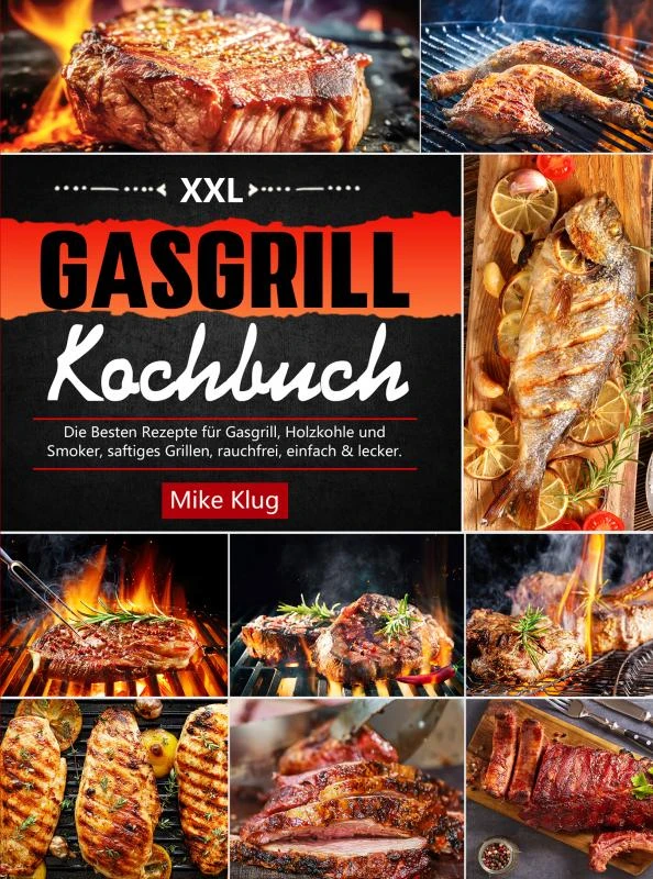 XXL Gasgrill Kochbuch – Mike Klug – boek cover