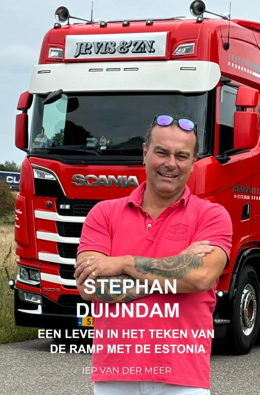 Stephan Duijndam overleefde de Estonia ramp – Iep van der Meer – boek cover