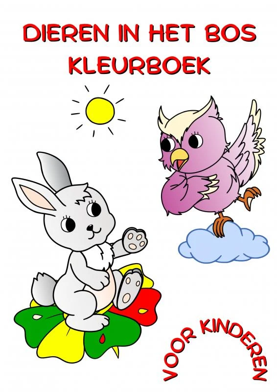 Dieren in Het Bos Kleurboek voor Kinderen – Maryan Ben – boek cover