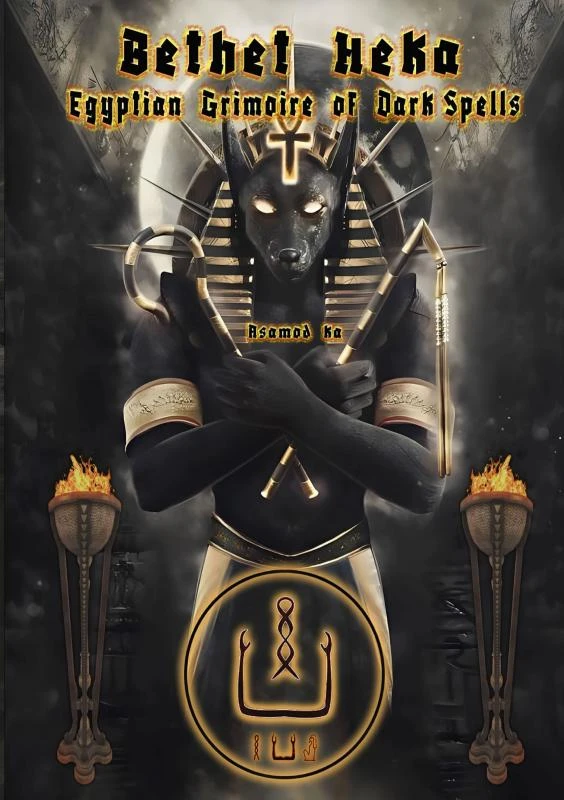 Bethet Heka- Egyptian Grimoire of Dark Spells – Asamod Ka – boek cover