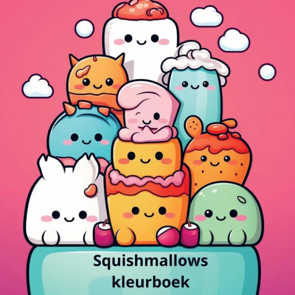 Squishmallows Kleurboek – Tajesa For you – boek cover