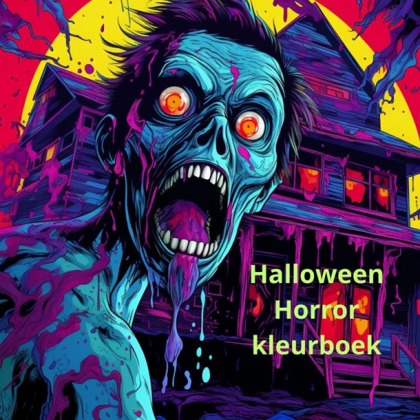 Halloween horror kleurboek – Tajesa For you – boek cover