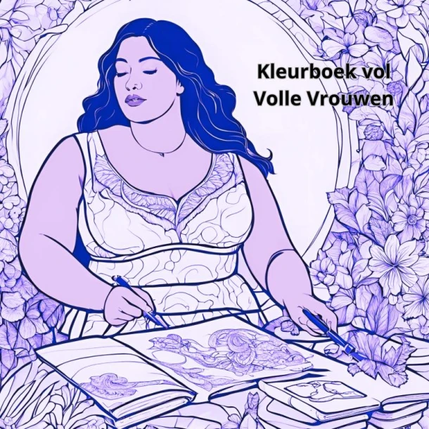 Kleurboek vol volle vrouwen – Tajesa For you – boek cover