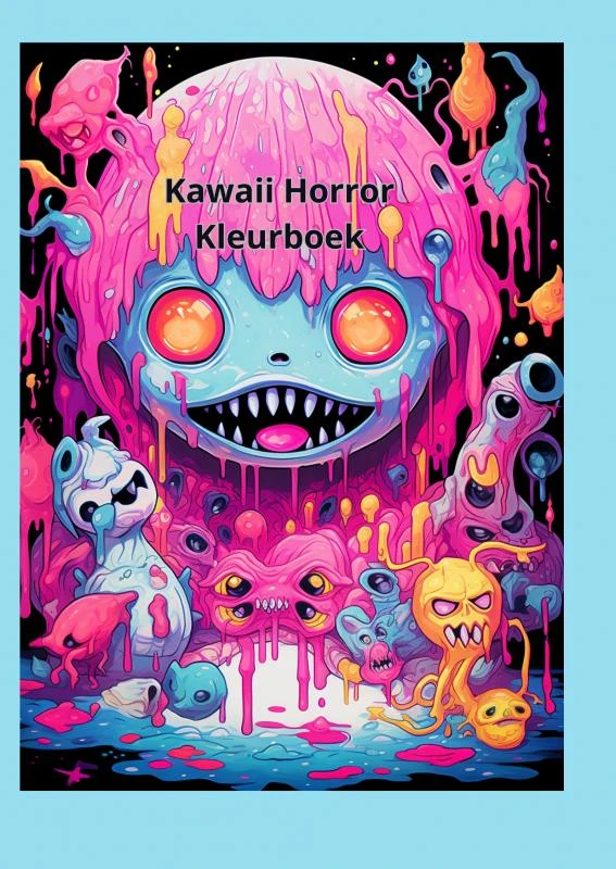 Kawaii Horror Kleurboek – Tajesa For you – boek cover