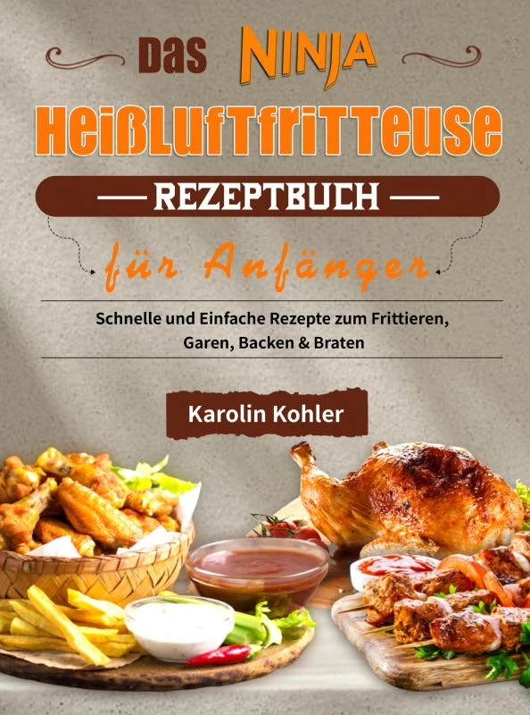 Das Ninja Heißluftfritteuse Rezeptbuch für Anfänger – Karolin Kohler – boek cover