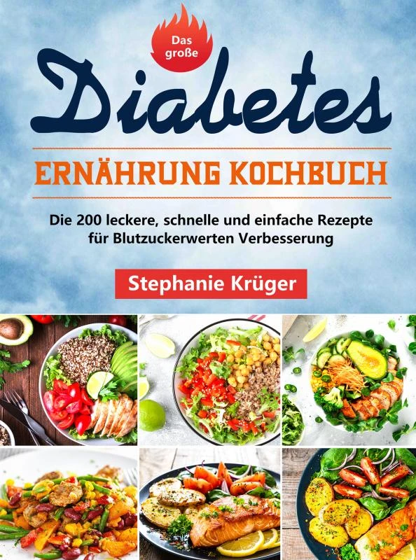 Das große Diabetes Ernährung Kochbuch – Stephanie Krüger – boek cover