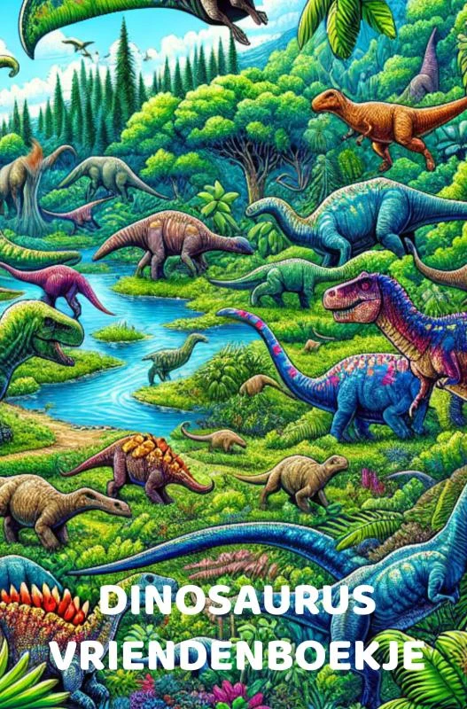 Vriendenboekje Dino Jongens en Meisje – Andries B.V. – boek cover