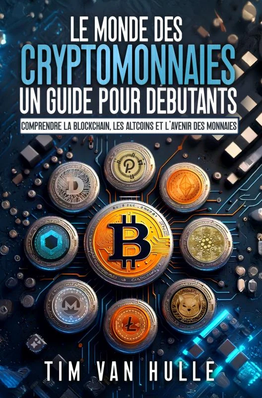 LE MONDE DES CRYPTOMONNAIES UN GUIDE POUR DEBUTANTS – Tim Van Hulle – boek cover