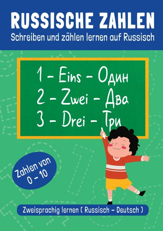 Russische Zahlen - Schreiben und zählen lernen auf Russisch – boek cover