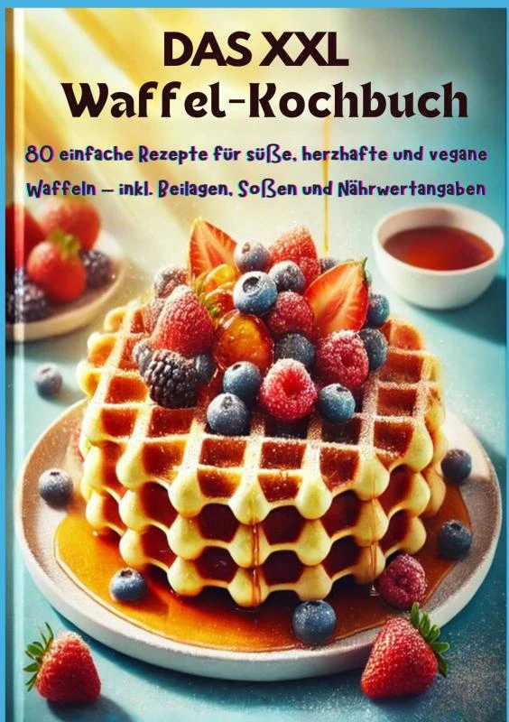 Das XXL-Waffel-Kochbuch – Eva Leckerfeld – boek cover