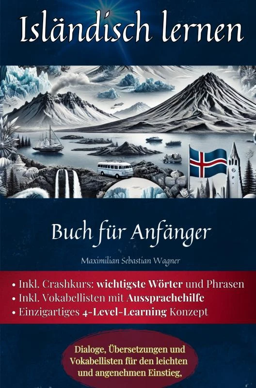 Isländisch lernen – Maximilian Sebastian Wagner – boek cover