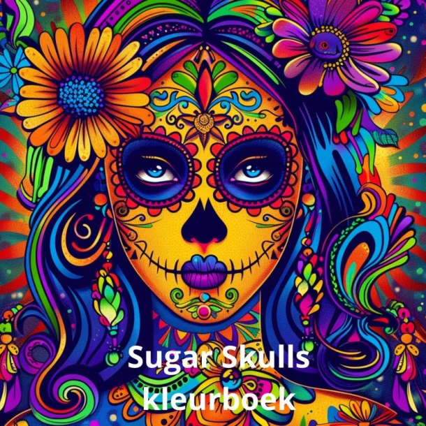 Sugar Skull kleurboek – Tajesa For you – boek cover