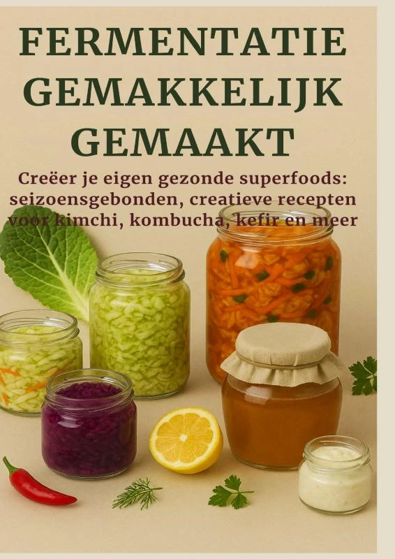 FERMENTATIE GEMAKKELIJK GEMAAKT Creëer je eigen gezonde superfoods – Nora Whitestone – boek cover