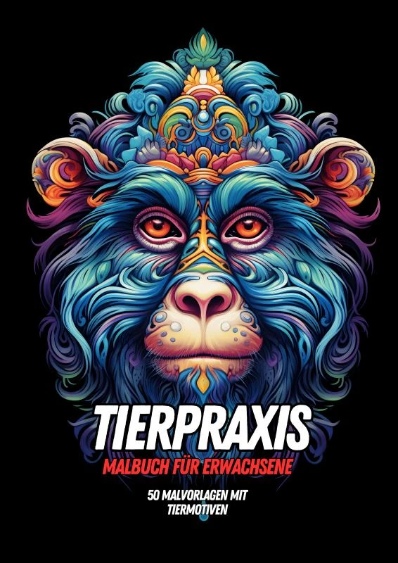Malbuch für Erwachsene - Tierpraxis – boek cover