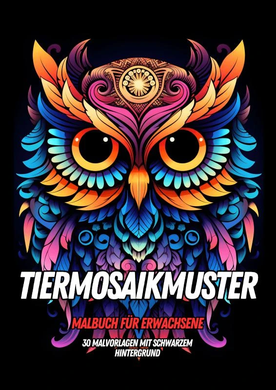 Malbuch für Erwachsene ¿ Tiermosaikmuster – boek cover