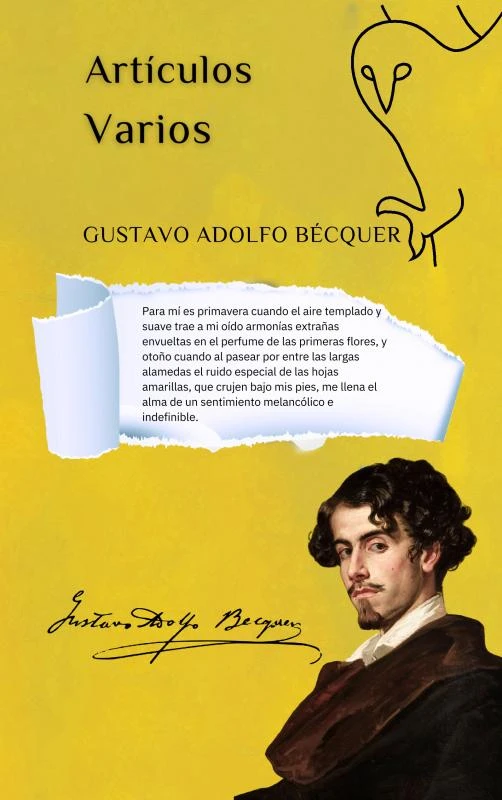 Artículos varios – Gustavo Adolfo Bécquer – boek cover