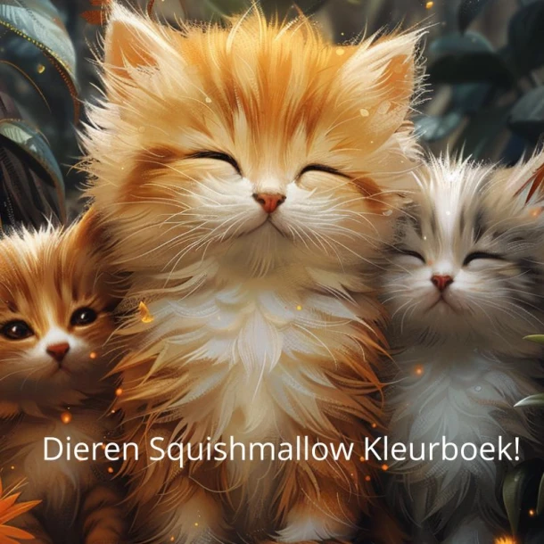 Dieren Squishmallow Kleurboek – Tajesa For you – boek cover