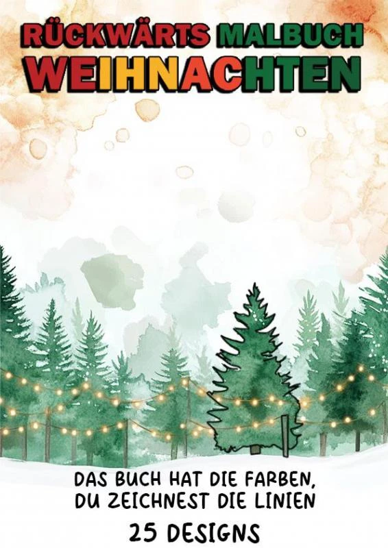 Rückwärts Malbuch - Weihnachten – boek cover