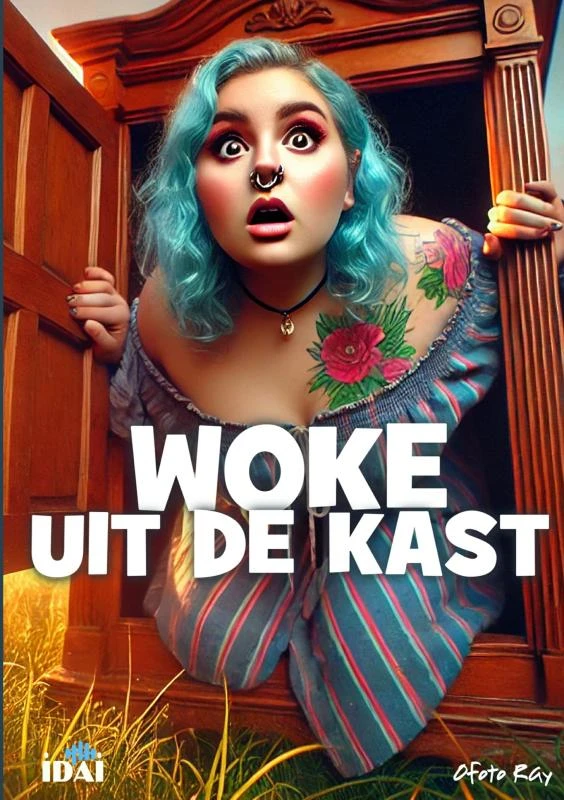 WOKE UIT DE KAST – boek cover
