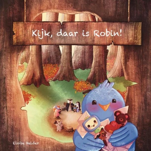 Kijk, daar is Robin! – Eloïse Helder – boek cover