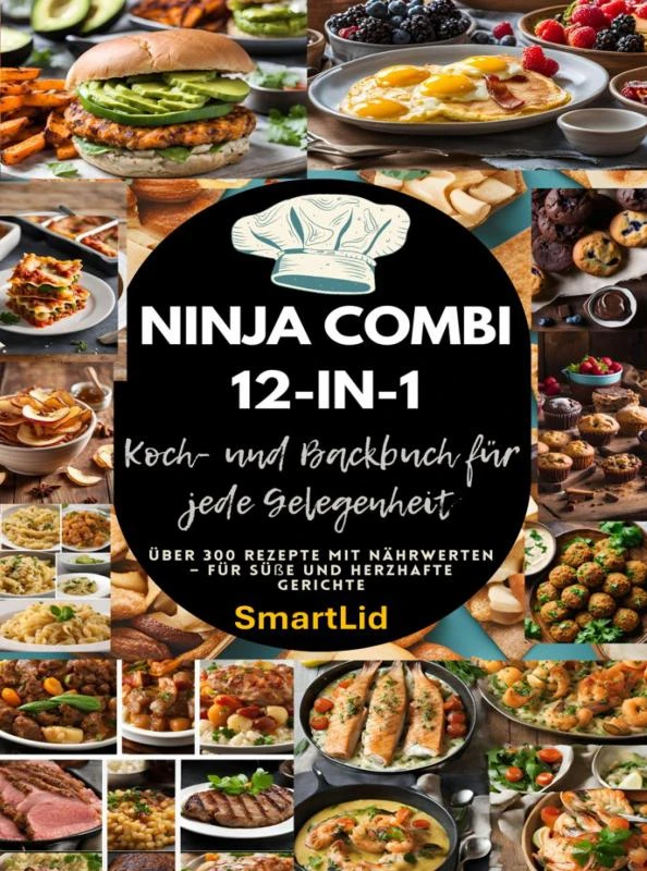 Ninja Combi 12-in-1 Koch- und Backbuch für jede Gelegenheit (SmartLid) – Julia RecipeMaster – boek cover