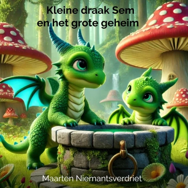 Kleine draak Sem en het grote geheim – Maarten Niemantsverdriet – boek cover