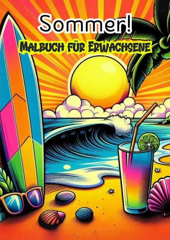 Malbuch fùr Erwachsene - Sommer! – boek cover