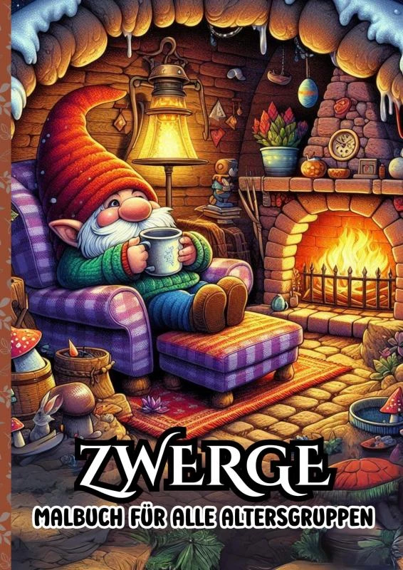 Malbuch für alle Altergruppen - Zwerge – boek cover