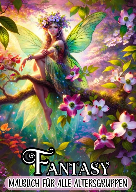Malbuch für alle Altersgruppen - Fantasy – boek cover