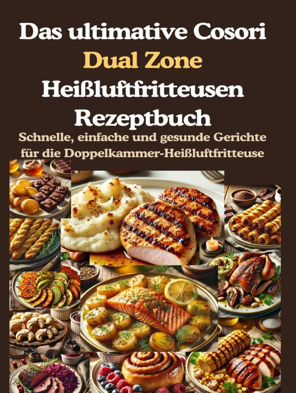 Das ultimative Cosori Dual Zone Heißluftfritteusen Rezeptbuch – Jana Aircook – boek cover
