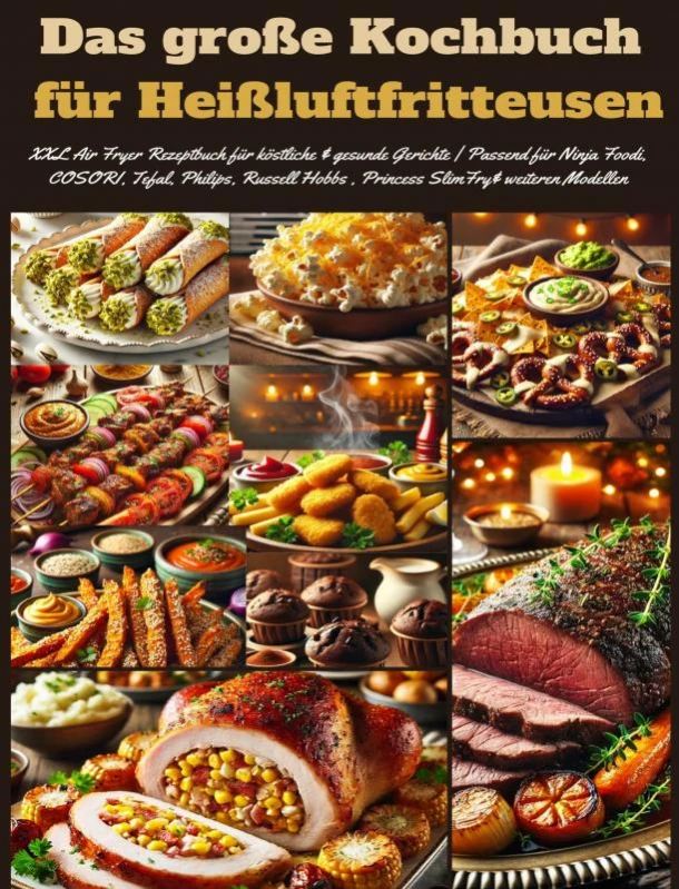 Das große Kochbuch für Heißluftfritteusen – Marie Leckerbissen – boek cover