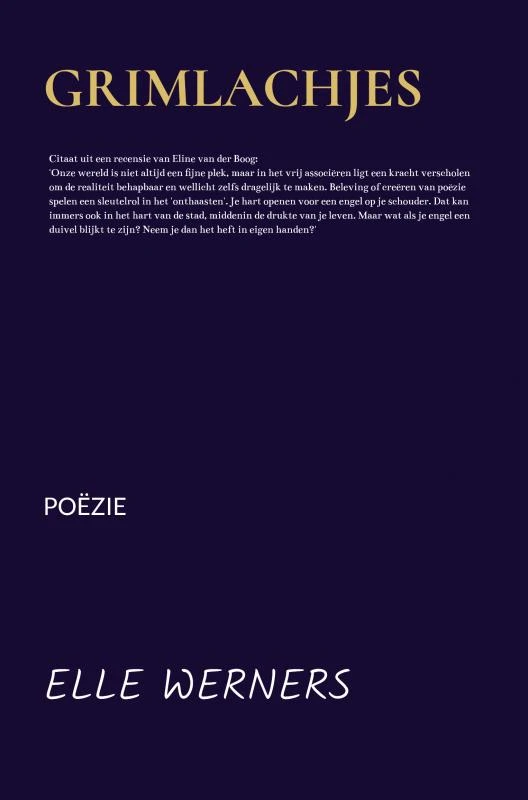 GRIMLACHJES – Elle Werners – boek cover