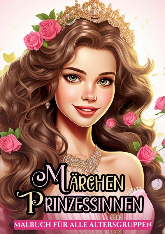 Malbuch für Alle Altersgruppen - Märchen Prinzessinnen – boek cover