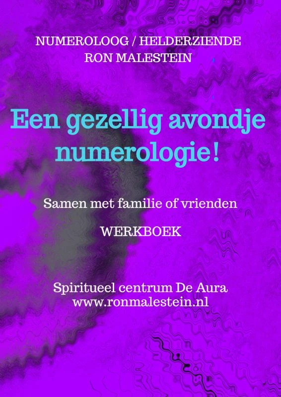 Een gezellig avondje numerologie! – Ron Malestein (helderziende) – boek cover