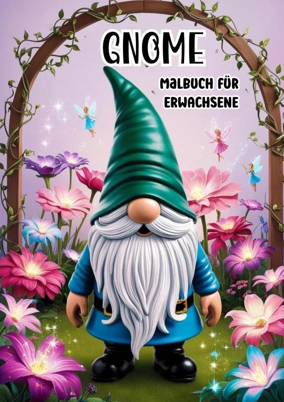 Gnome - Ausmalen für Erwachsene – boek cover
