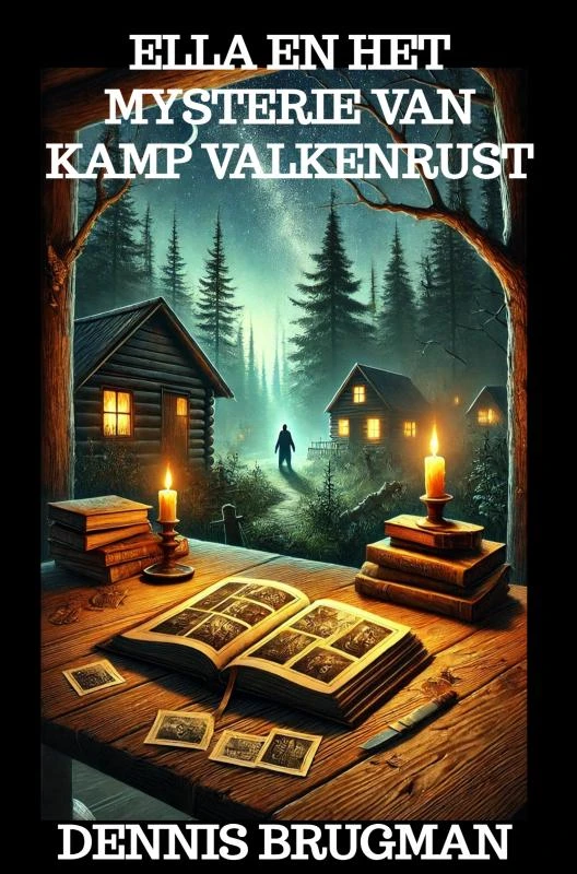 Ella en het mysterie van Kamp Valkenrust – Dennis Brugman – boek cover
