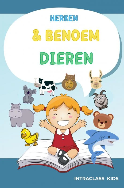 Herken en benoem dieren – Intraclass Kids – boek cover