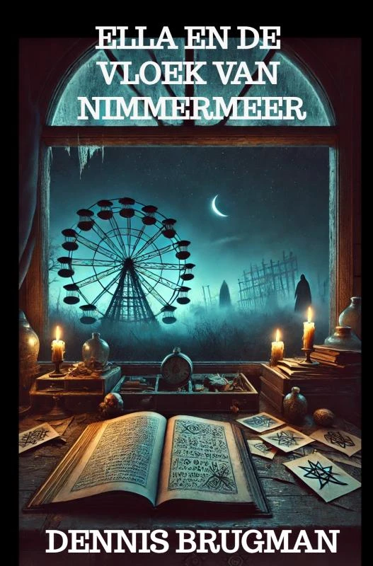 Ella en de Vloek van Nimmermeer – Dennis Brugman – boek cover