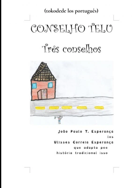 Conselho telu / Três conselhos – João Paulo Tavares Esperança – boek cover