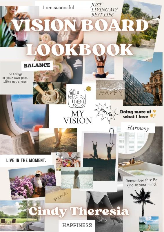 Vision Board (Look) Book – Cindy Theresia – boek cover