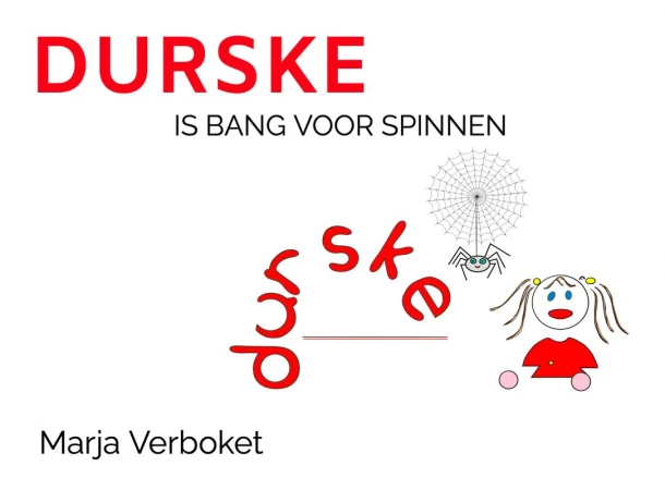 Durske is bang voor spinnen – Marja Verboket – boek cover