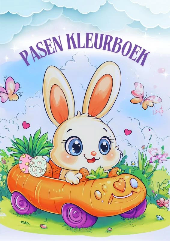Pasen Kleurboek – Irissa KALLEN – boek cover