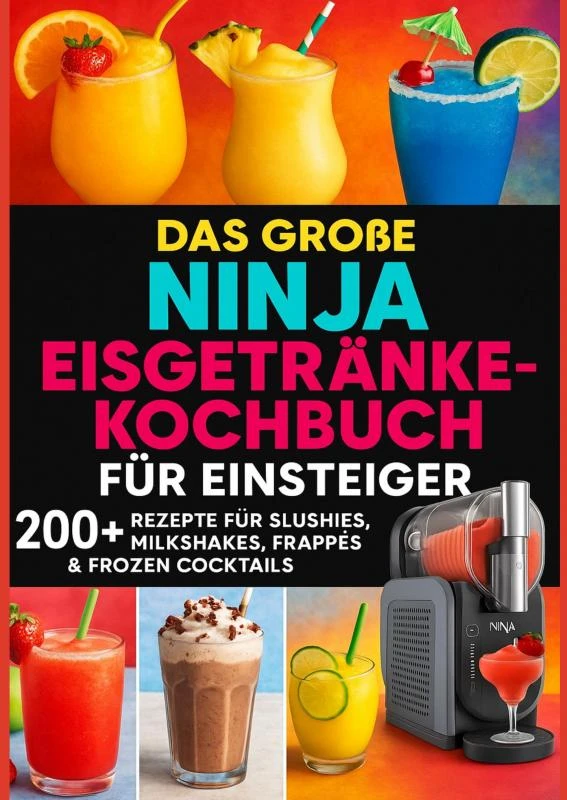 Das große Ninja Eisgetränke-Kochbuch für Einsteiger[FARBAUSGABE] – Lia Frost – boek cover