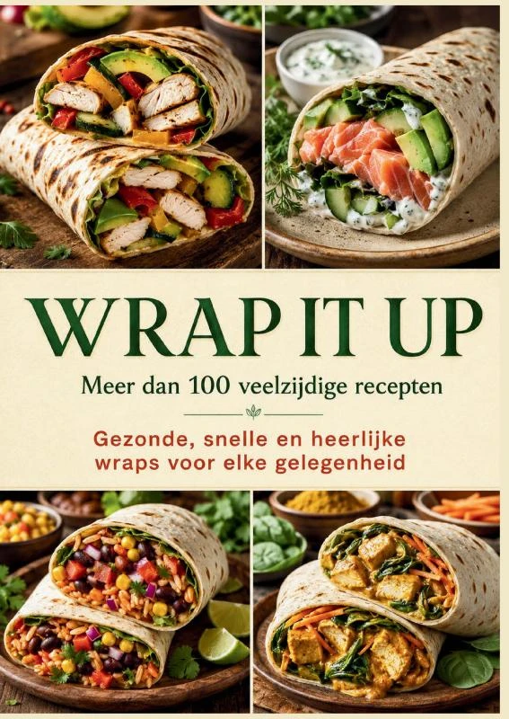 Wrap it Up meer dan 100 veelzijdige recepten – Nora Whitestone – boek cover